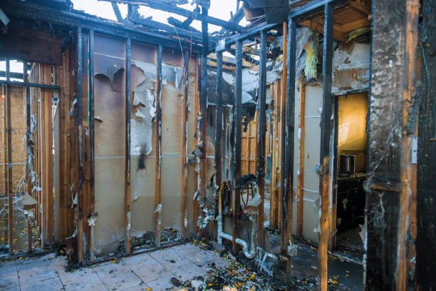 Professional Fire Damage Assessment technician working in Mantua, VA